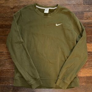 Nike Men's Forest Green Crewneck Sweater